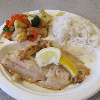 Fishermen's Catch - Red snapper with grilled vegetables and rice - Seafood Markets Near Me - Oxnard, California