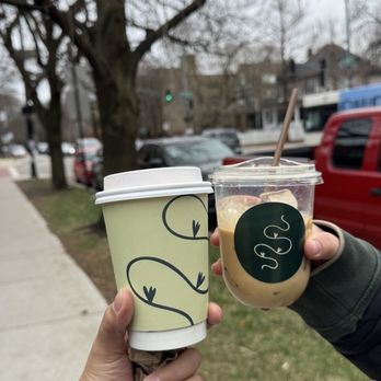 Del Sur Bakery & Cafe - Salted pandan lattes (hot & iced) - Filipino Near Me - Chicago, Illinois