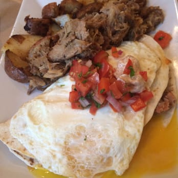 The Sinful Kitchen - Huevos Rancheros with pulled pork added. - Breakfast & Brunch Near Me - Portland, Maine The Sinful Kitchen - Huevos Rancheros with pulled pork added. - Breakfast & Brunch Near Me - Portland, Maine