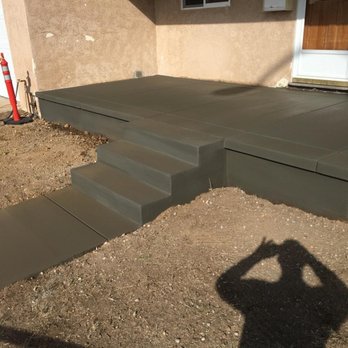Morello Concrete Const - After: Front patio - Masonry/Concrete Near Me - Santee, California Morello Concrete Const - After: Front patio - Masonry/Concrete Near Me - Santee, California
