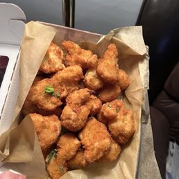 Dry cauliflower wings, with zero sauce on them Dry cauliflower wings, with zero sauce on them