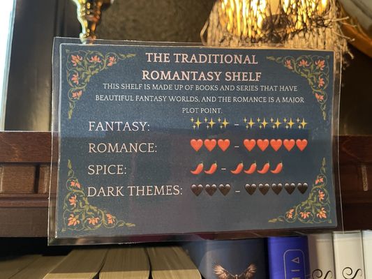 Menu photo 8 Daffodil Romantasy Books and Gifts Eugene, OR