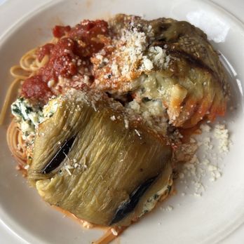 Ribollita - eggplant rollatoni - Italian Near Me - Portland, Maine