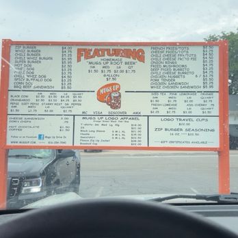 Mugs Up Drive In - Menu - Fast Food Near Me - Independence, Missouri