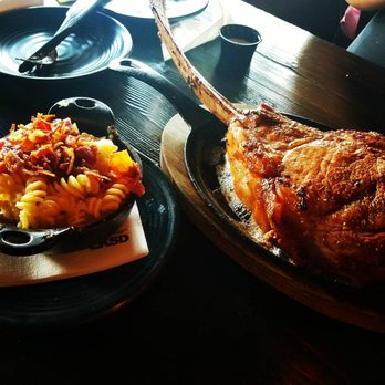 The LKSD  - The infamous tomahawk with bacon mac n cheese - Burgers Near Me - Downey, California