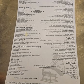 The Roxy Encinitas - Brunch Menu - Tapas/Small Plates Near Me - Encinitas, California