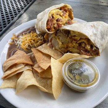 Aloha Stacks - Breakfast Egg Burrito w/ Portuguese sausage - Pancakes Near Me - Cerritos, California Aloha Stacks - Breakfast Egg Burrito w/ Portuguese sausage - Pancakes Near Me - Cerritos, California