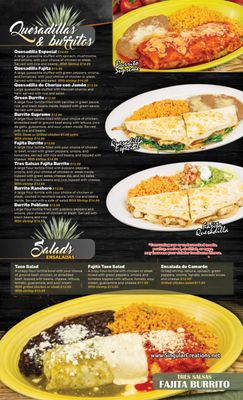 Menu photo 2 Tacos Mexico Restaurant Fuquay-Varina, NC