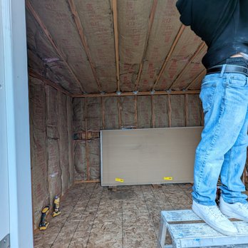 Jap Drywall - 12x12 shed getting drywall for texture finish - Drywall Installation & Repair Near Me Jap Drywall - 12x12 shed getting drywall for texture finish - Drywall Installation & Repair Near Me