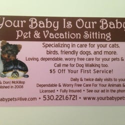 Your Baby is Our Baby Pet and Vacation Sitting