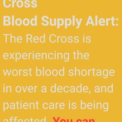 American Red Cross Blood Services - Great gift for Christmas to a person in need.
