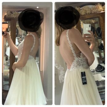 Lilla's Bridal Boutique - Altered dress higher in the back and no longer the original length in back - Women's Clothing Near Me - York, Pennsylvania Lilla's Bridal Boutique - Altered dress higher in the back and no longer the original length in back - Women's Clothing Near Me - York, Pennsylvania