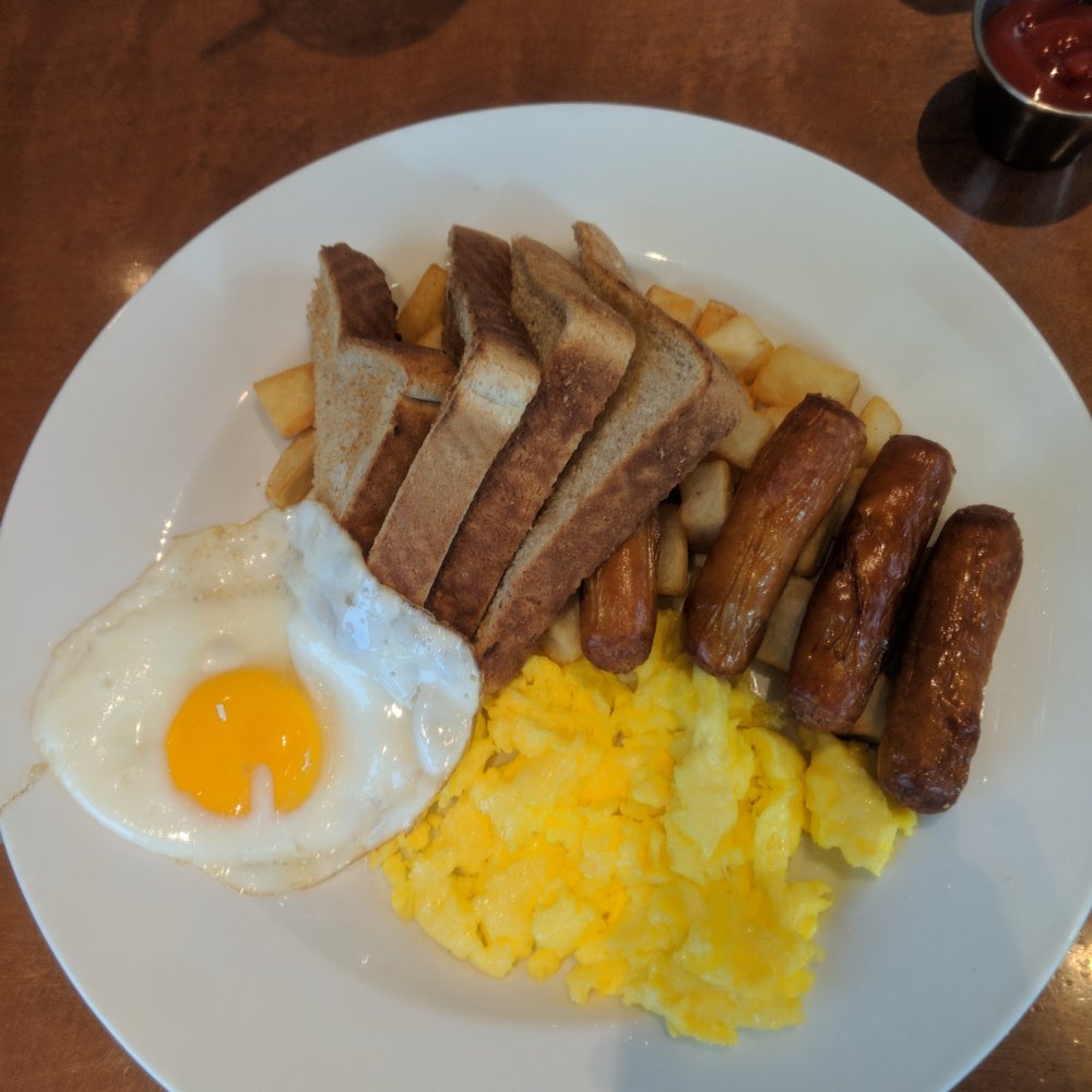 Ajax Downs Racetrack - Canadian Breakfast, which includes two eggs, home fries, white/brown/rye toast, bacon/sausage/peameal bacon - Race Tracks Near Me - Ajax, Ontario Ajax Downs Racetrack - Canadian Breakfast, which includes two eggs, home fries, white/brown/rye toast, bacon/sausage/peameal bacon - Race Tracks Near Me - Ajax, Ontario