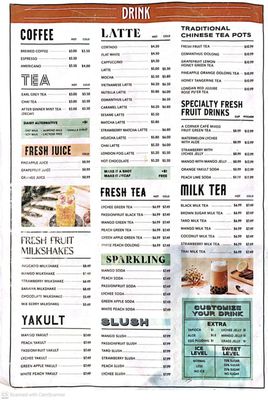 Menu photo 3 A Corner Cafe Markham, ON