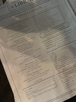 Menu photo 4 The Library on Carson Pittsburgh, PA
