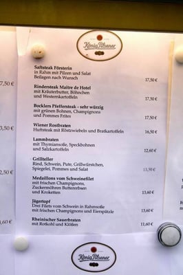 Menu photo 1 Kanzler Keller Schöningen, NI
