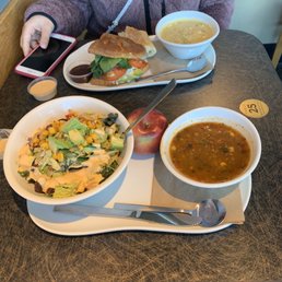 Lunch with my other half best panera salad I've ever had!! Whoever made it. BRAVO Lunch with my other half best panera salad I've ever had!! Whoever made it. BRAVO