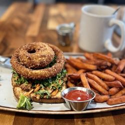 The Good Place - Open faced Pulled Pork Sandwich