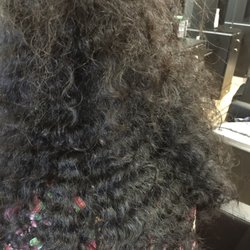 Before Master YAMA's hair straightening.