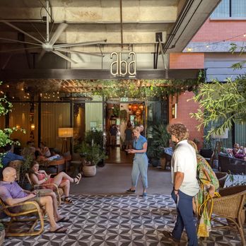 Aba - Front entrance - Mediterranean Near Me - Austin, Texas