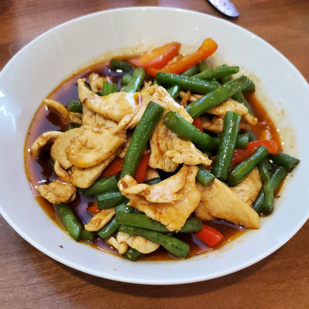 Tarntip Thai Cuisine - Pad Prik King with Chicken - Thai Near Me - Fredericksburg, Virginia Tarntip Thai Cuisine - Pad Prik King with Chicken - Thai Near Me - Fredericksburg, Virginia