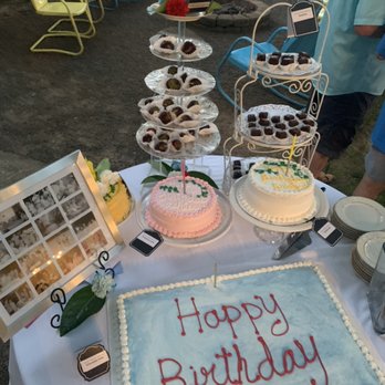 Dover Market Catering - Celebrating four birthdays with four birthday cakes - Caterers Near Me - Dover, Arkansas