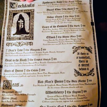 Throne Room - Menu (upper half of scroll) - Bars Near Me - San Diego, California Throne Room - Menu (upper half of scroll) - Bars Near Me - San Diego, California