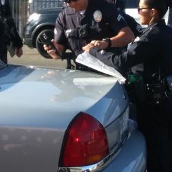 LAPD Hollenbeck Division - THESE officers caught the guy that pointed this gun at  My mom m  mines  face within minuets Great work guysThank you Life saving experience