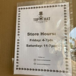 Actual store hours for Patrick
