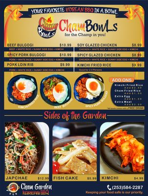 Menu photo 4 Cham Garden Korean BBQ Buffet Lakewood, WA Menu photo 4 Cham Garden Korean BBQ Buffet Lakewood, WA