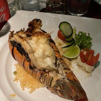 El Atrio del Mayab - Huge Lobster they forgot my fries so they are not featured here. - Mexican Near Me - Valladolid, YUC El Atrio del Mayab - Huge Lobster they forgot my fries so they are not featured here. - Mexican Near Me - Valladolid, YUC