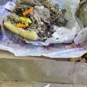 Portillo's & Barnelli's Naperville - Italian beef with hot peppers - Hot Dogs Near Me - Naperville, Illinois