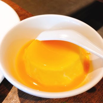 Dinesty Dumpling House - Mango flan... very sweet - Chinese Near Me - Vancouver, British Columbia