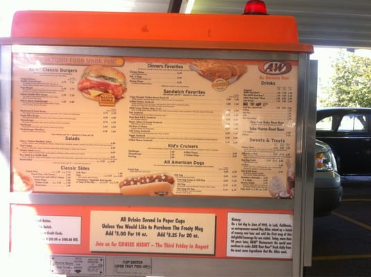 Menu photo 7 A&W Restaurant Frankfort, MI