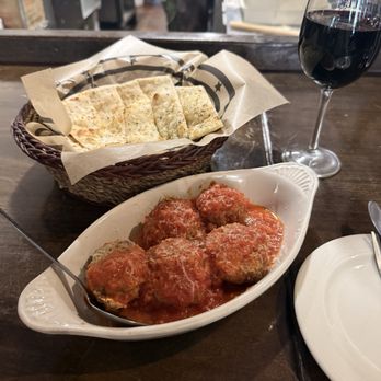 Blue Duck Italian Kitchen - My appetizer meatballs and flatbread. - Italian Near Me - Cisco, Texas Blue Duck Italian Kitchen - My appetizer meatballs and flatbread. - Italian Near Me - Cisco, Texas