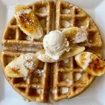 Batter & Berries - Banana Walnut Belgique Waffle - Breakfast & Brunch Near Me - Chicago, Illinois Batter & Berries - Banana Walnut Belgique Waffle - Breakfast & Brunch Near Me - Chicago, Illinois