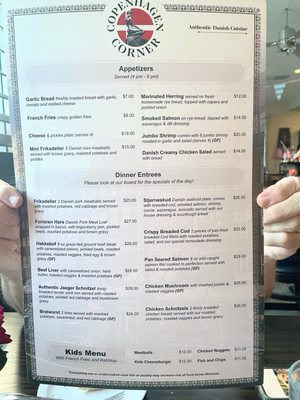 Menu photo 4 Copenhagen Corner Laguna Niguel, CA