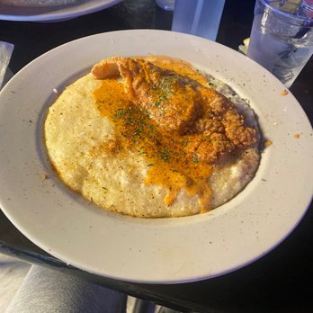 The Locker Room - Catfish and grits - American Near Me - Houston, Texas The Locker Room - Catfish and grits - American Near Me - Houston, Texas