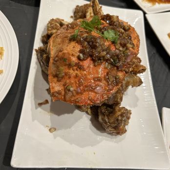 Monkey King BBQ & Noodle - Stone crab with egg yolk and flour stir fry - Cantonese Near Me - Lenexa, Kansas