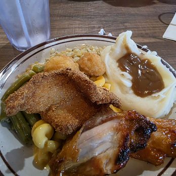 Patio Steakhouse - Chicken wings, fried fish, green beans, mac and cheese, corn fritters, and mashed potatoes. - Steakhouses Near Me - Cannelton, Indiana Patio Steakhouse - Chicken wings, fried fish, green beans, mac and cheese, corn fritters, and mashed potatoes. - Steakhouses Near Me - Cannelton, Indiana