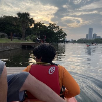 Live Love Paddle Austin Kayak Tours and Rentals - Suns going down - Rafting/Kayaking Near Me - Austin, Texas
