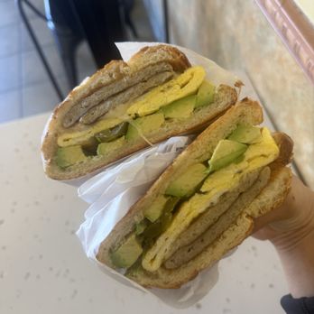 Camden Donuts - Sausage breakfast add avocado - Donuts Near Me - Campbell, California