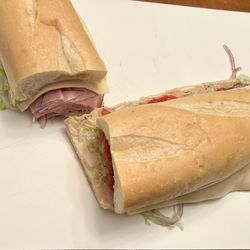 Deli & Brew - Large Honey Ham Sub, it's huge!!!
