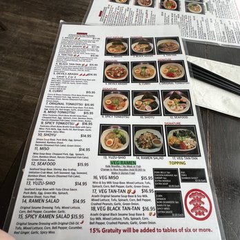 Ramen Arashi - Menu - mains - Ramen Near Me - Canmore, Alberta