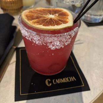 Carmocha - Prickly pear margarita so good - Tapas/Small Plates Near Me - Indian Wells, California
