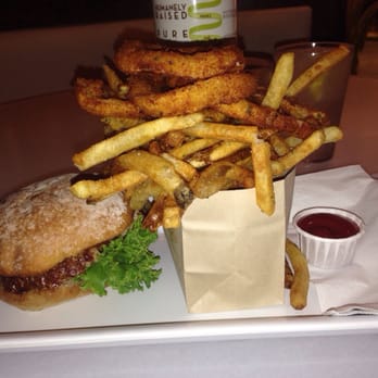 Burger Lounge - Free Range Turkey and Half and Half fries and onion rings! - Burgers Near Me - Carlsbad, California