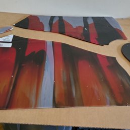 Put together it's not a full 1/2 sheet