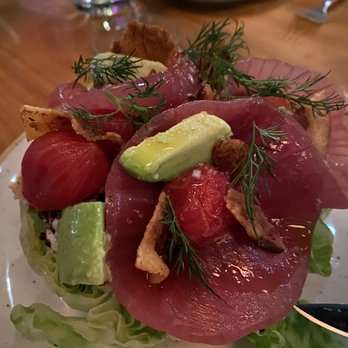 A5 Steakhouse - Wedge-iceberg disc | super crunch | guanciale | avocado | tomato | Rouquefort dressing - Steakhouses Near Me - Denver, Colorado A5 Steakhouse - Wedge-iceberg disc | super crunch | guanciale | avocado | tomato | Rouquefort dressing - Steakhouses Near Me - Denver, Colorado