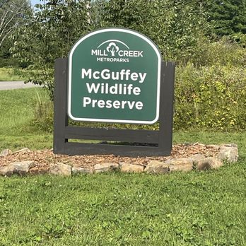 McGuffey Wildlife Preserve - Sign from the road - Hiking Near Me - Lowellville, Ohio McGuffey Wildlife Preserve - Sign from the road - Hiking Near Me - Lowellville, Ohio