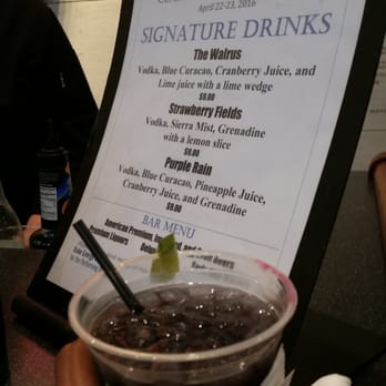 Meymandi Concert Hall - Drinking Purple Rain cocktails #ripPrince - Music Venues Near Me - Raleigh, North Carolina